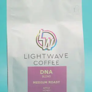 Medium roasted DNA Blend Coffee bag