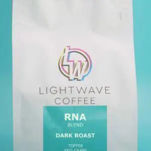 Dark roasted RNA Blend Coffee bag